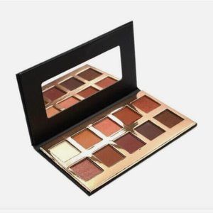 Crown Pro Eyeshadow Palette 10 Colors Fuego Collection/ Warm Tones- NIB